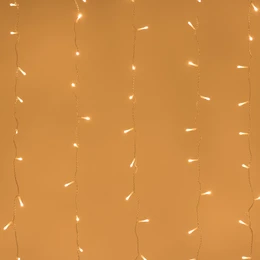 Фото #1 товара Светодиодная гирлянда ARD-CURTAIN-HOME-1500x1500-CLEAR-144LED Warm (230V, 6W) (Ardecoled, IP20)