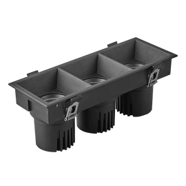 Фото #1 товара Светильник MS-FLOW-BUILT-S230x85-3x6W Warm3000 (BK, 38 deg, 230V) (Arlight, IP20 Металл, 5 лет)