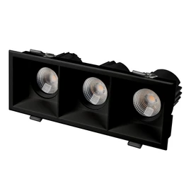 Фото #1 товара Светильник MS-FLOW-BUILT-S230x85-3x6W Day4000 (BK, 55 deg, 230V) (Arlight, IP20 Металл, 5 лет)