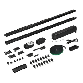 Фото #1 товара Карниз для штор с электроприводом CNK-M1-TY-RF-2M-BK (Arlight, IP20 Металл, 5 лет)