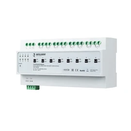 Фото #1 товара INTELLIGENT ARLIGHT Релейный модуль DALI2-708-82-ADDR-DRO-DIN Grey (230V, 8x16A) (IARL, IP20 Пластик, 3 года)