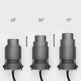 Фото #1 товара Светильник ALT-RAY-ZOOM-R61-12W Warm3000 (DG, 10-60 deg, 230V) (Arlight, IP67 Металл, 3 года)