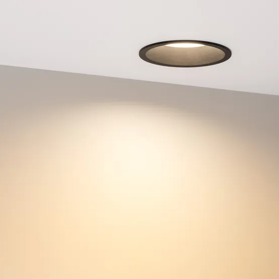 Фото #2 товара Светильник MS-BREEZE-BUILT-R104-12W Warm2700 (BK, 85 deg, 230V) (Arlight, IP20 Металл, 5 лет)