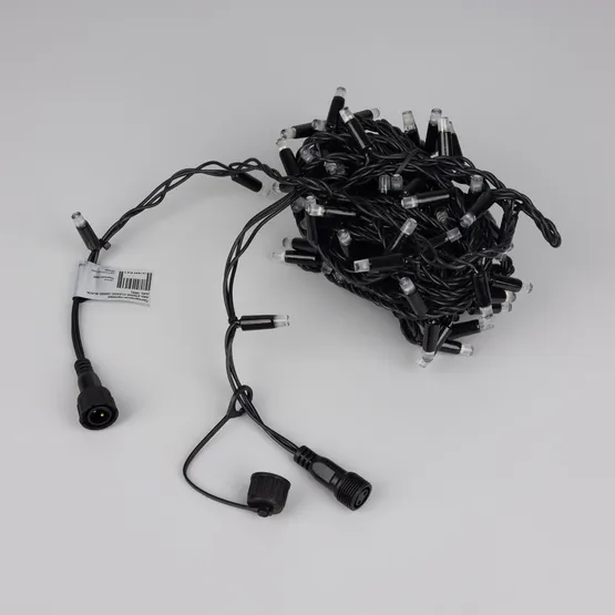 Фото #4 товара Светодиодная гирлянда ARD-STRING-CLASSIC-1000-BLACK-100LED-PULSE White (230V, 7W) (Ardecoled, IP65)
