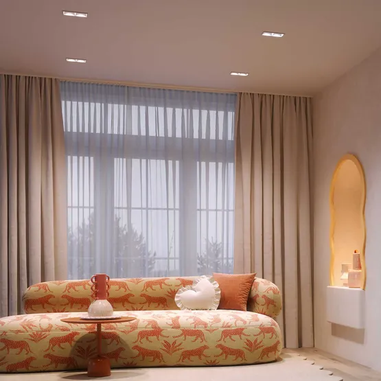 Фото #3 товара Светильник MS-FLOW-BUILT-S85x85-12W Day4000 (WH, 38 deg, 230V) (Arlight, IP20 Металл, 5 лет)