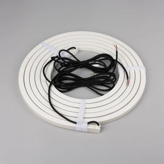 Фото #3 товара Светодиодная лента герметичная NOVA-TOP-PU-A120-16x15mm 24V White7200 (10 W/m, IP68, 5m, wire x2) (Arlight, Полиуретан)