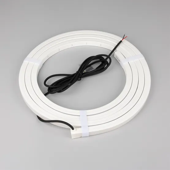 Фото #3 товара Светодиодная лента герметичная NOVA-TOP-PU-A120-16x15mm 24V Warm3000 (10 W/m, IP68, 3m, wire x1) (Arlight, Полиуретан)