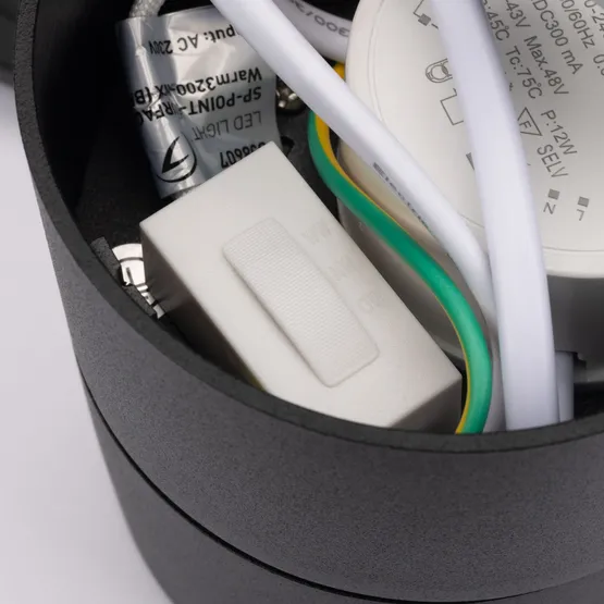 Фото #5 товара Светильник SP-POINT-SURFACE-R85-12W Warm3200-MIX (BK, 36 deg, 230V) (Arlight, IP20 Металл, 5 лет)