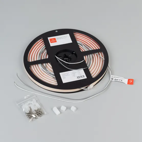 Фото #3 товара Светодиодная лента герметичная COB-PSW-X480-8mm 24V Day4000 (6 W/m, IP67, TWP100, 5m) (Arlight, CRI>90)