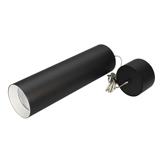 Фото #1 товара Светильник SP-POLO-HANG-LONG300-R85-15W Warm3000 (BK-WH, 40 deg) (Arlight, IP20 Металл, 3 года)