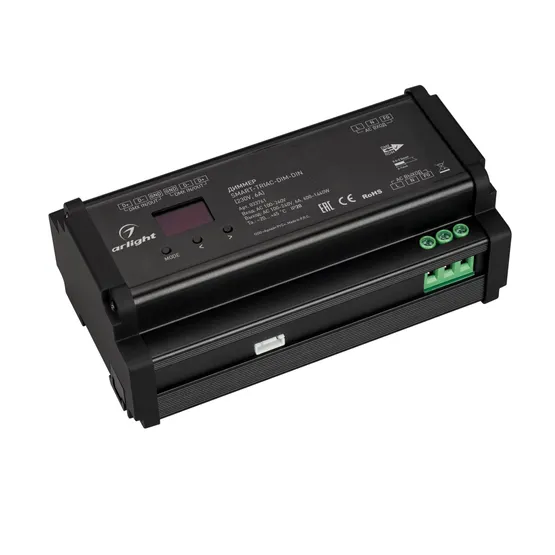 Фото товара Диммер SMART-TRIAC-DIM-DIN (230V, 6A) (Arlight, IP20 Пластик, 5 лет)