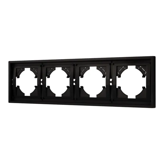 Фото #1 товара Рамка пластиковая FRM-TENDO-PL-4-BK (Arlight, -)