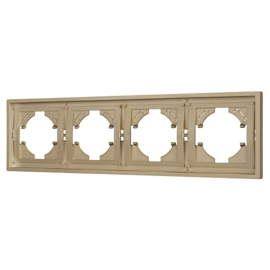 Фото #1 товара Рамка пластиковая FRM-TENDO-SFPL-4-GD (Arlight, -)