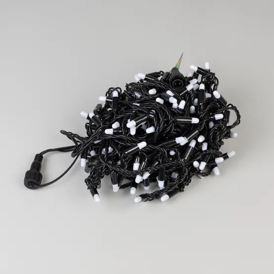 Фото #5 товара Светодиодная гирлянда ARD-STRING-CLASSIC-20000-BLACK-200LED-MILK-SYNC RGB (230V, 13W) (Ardecoled, IP65)