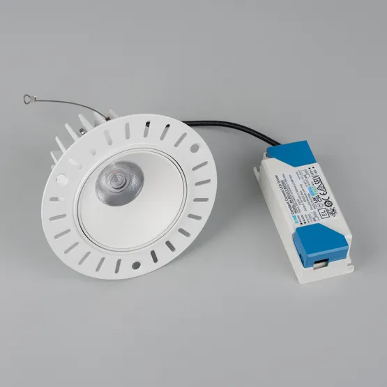 Фото #5 товара Светильник MS-ATLAS-TRIMLESS-R70-12W Warm3000 (WH, 32deg, 230V) (Arlight, IP20 Металл, 5 лет)