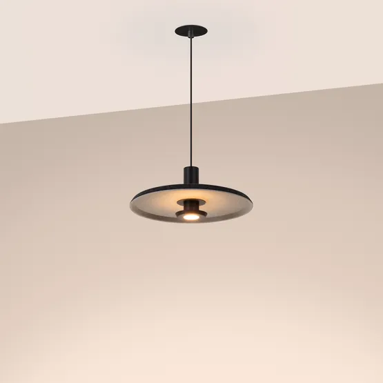 Фото #3 товара Светильник SP-KOTARO-R350-12W Warm2700 (BK-GR, 36 deg, 230V, TRIAC) (Arlight, IP20)