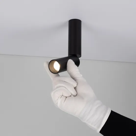 Фото #2 товара Светильник SP-NUANCE-SURFACE-FLAP-R35-7W Warm3000 (BK, 36 deg, 230V) (Arlight, IP40 Металл, 5 лет)