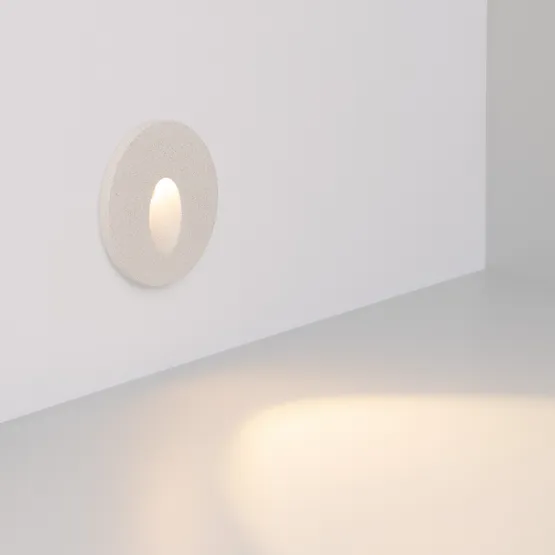 Фото #2 товара Светильник LT-TIE-R120-3W Warm3000 (WH, 45x70 deg, 230V) (Arlight, IP65 Бетон, 3 года)