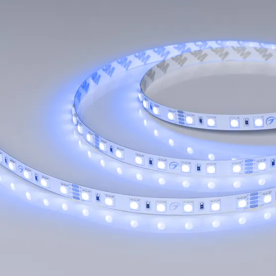 Фото #5 товара Светодиодная лента RT-B70-10mm 24V RGB (14 W/m, IP20, 5m) (Arlight, Открытый)