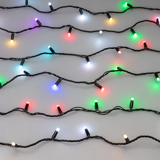 Фото #8 товара Светодиодная гирлянда ARD-STRING-CLASSIC-20000-BLACK-200LED-MILK-SYNC RGB (230V, 13W) (Ardecoled, IP65)