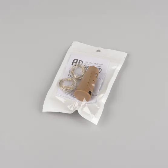 Фото #4 товара Светодиодная гирлянда ARD-DEW-HOME-2000-CLEAR-20LED-STD Blue (1.5V, Battery Pack, Cork) (Ardecoled, IP20)