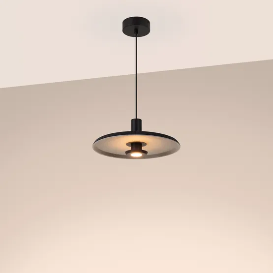 Фото #4 товара Светильник SP-KOTARO-R350-12W Warm2700 (BK-GR, 36 deg, 230V, TRIAC) (Arlight, IP20)