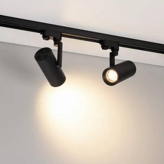 Фото #6 товара Светильник LGD-URANUS-4TR-R75-18W/25W Warm3500-MIX (BK, 20-50 deg, side holder, 230V) (Arlight, IP20 Металл, 5 лет)