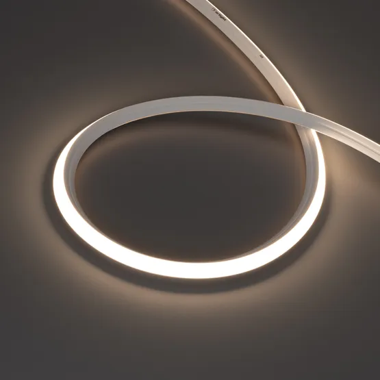 Фото #1 товара Светодиодная лента герметичная MOONLIGHT-3D-X544-10x10mm 24V Day4000 (8 W/m, IP67, 5m, wire x1) (Arlight, Вывод боковой, 5 лет)