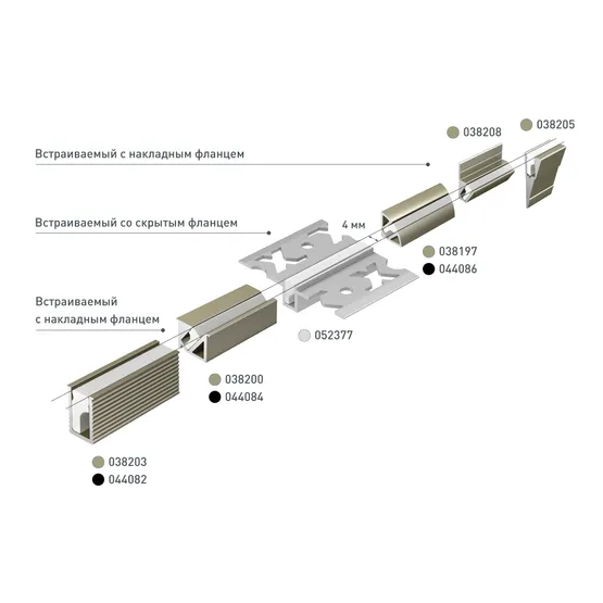 Фото #10 товара Профиль SL-MINI-SHELF-H8-2000 ANOD OLIVE GREY (Arlight, Алюминий)