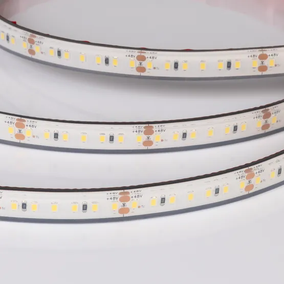 Фото товара Светодиодная лента герметичная RTW-PFS-A140-12mm 48V Warm3000 (12 W/m, IP68, 20m) (Arlight, -)