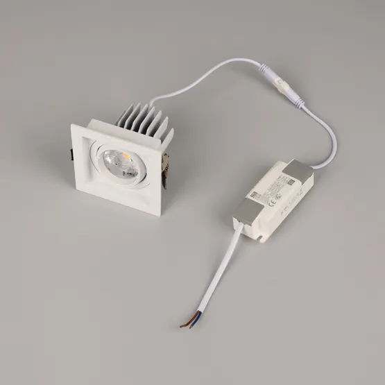 Фото #5 товара Светильник MS-VORTEX-BUILT-S90x90-12W Day4000 (WH-WH, 20 deg, 230V) (Arlight, IP20 Металл, 5 лет)