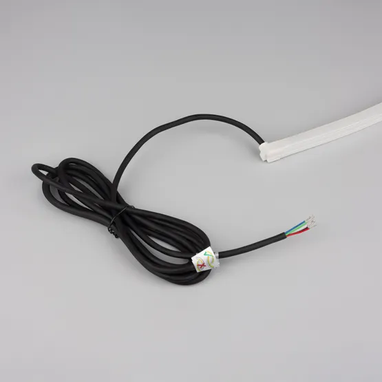 Фото #6 товара Светодиодная лента герметичная NOVA-SIDE-PU-B84-12x20mm 24V RGB-Warm (15 W/m, IP68, 5m, wire x2) (Arlight, Полиуретан)