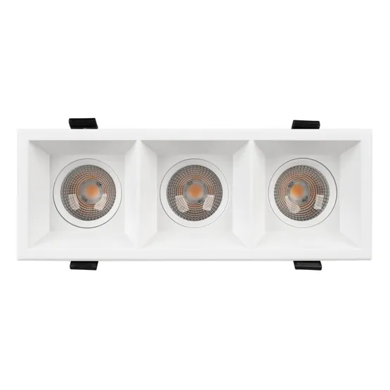 Фото #4 товара Светильник MS-FLOW-BUILT-S230x85-3x12W Warm3000 (WH, 15 deg, 230V) (Arlight, IP20 Металл, 5 лет)