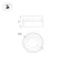 Минифото #2 товара Насадка с фиксированным углом LGD-ARTIFACT-LENS-R65 (WH, 10 deg) (Arlight, Металл)