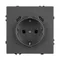 Минифото #2 товара Механизм розетки с USB зарядкой SCT-NOBE-MUCC-SFPL-GR (230V, 16A) (Arlight, -)