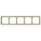 Минифото #2 товара Рамка пластиковая FRM-NOBE-SFPL-5-GD (Arlight, -)