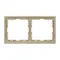 Минифото #2 товара Рамка пластиковая FRM-NOBE-SFPL-2-GD (Arlight, -)